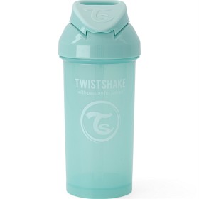 Bild på Twistshake Straw Cup 6+m New Turquoise 360 ml