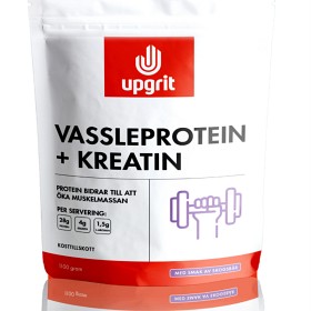 Bild på Upgrit Vassleprotein + Kreatin Skogsbär 1100 g