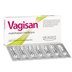 Bild på Vagisan Mjölksyra vagitorier 7 st