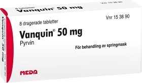 Bild på Vanquin, dragerad tablett 50 mg 8 st