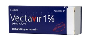 Bild på Vectavir, kräm 1 % 2 g