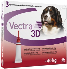 Bild på Vectra 3D för hund, >40 kg spot-on, lösning