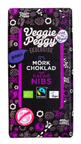 Bild på Veggie Peggy Mörk Choklad Kakaonibs 85 g