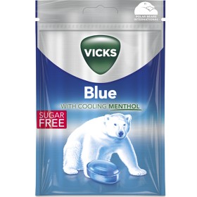 Bild på Vicks Blue Extra Strong sockerfri 72 g