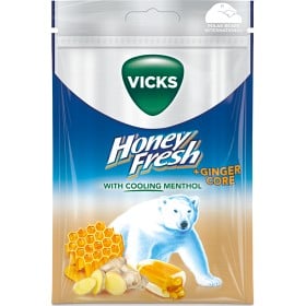 Bild på Vicks Honey Fresh Ginger 72 g 