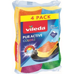 Bild på Vileda Pur Active Colors 4 st