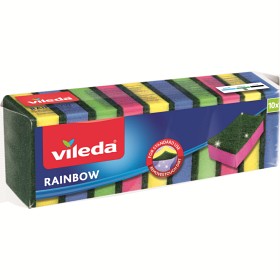 Bild på Vileda Rainbow Scourer skrubbsvamp 10 st