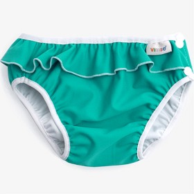 Bild på Vimse Swim Diaper M 7-10 kg Crayon Green Frill