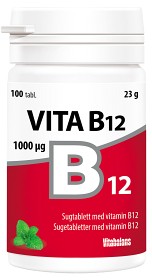 Bild på Vita B12 med 1000ug 100 tabletter