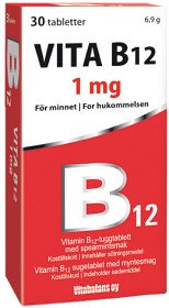 Bild på Vita B12 med 1000ug 30 tabletter