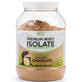 Bild på Viterna 100% Premium Whey Isolate Chocolate/Banana 900 g
