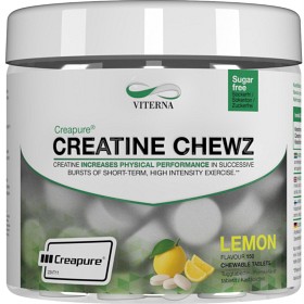 Bild på Viterna Creapure Creatine Chewz Lemon 150 tuggtabletter