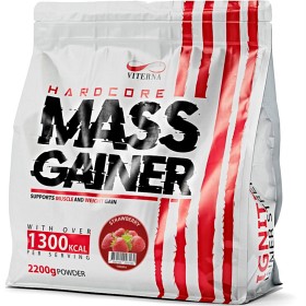 Bild på Viterna Hardcore Mass Gainer Strawberry 2200 g