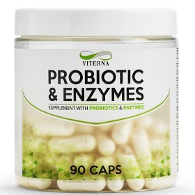 Bild på Viterna Probiotic & Enzymes 90 kapslar