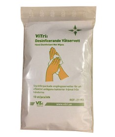 Bild på ViTri Desinficerande våtservett 10 st