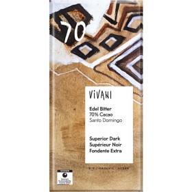 Bild på Vivani Mörk Choklad 70% 80 g