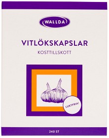 Bild på Wallda Vitlökskapslar 240 st