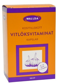 Bild på Wallda Vitlöksvitaminat 100 kapslar