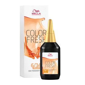 Bild på Wella Professionals Color Fresh 6/34 Dark Gold Red Blonde 75 ml