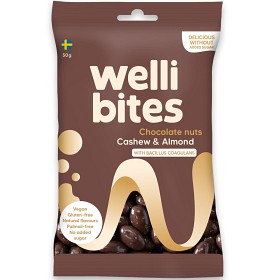 Bild på Wellibites Chocolate Nuts 50 g
