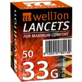 Bild på Wellion Lancets 33G lancetter 0,20 mm 50 st