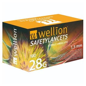 Bild på Wellion Säkerhetslancett 28G 100 st