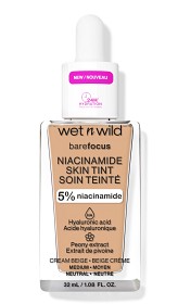 Bild på Wet n Wild Bare Focus Niacinamide Skin Tint Cream Beige 32 ml