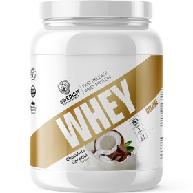 Bild på Swedish Supplements Whey Protein Deluxe Chocolate Coconut 900 g