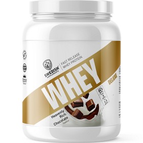 Bild på Swedish Supplements Whey Protein Deluxe Heavenly Rich Chocolate 900 g