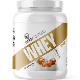 Bild på Swedish Supplements Whey Protein Deluxe  Salty Caramel 900 g