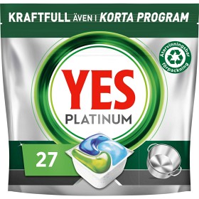 Bild på YES Platinum All In One diskmaskinstabletter 27 st