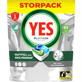 Bild på YES Platinum All In One diskmaskinstabletter Regular 65 st