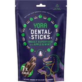 Bild på YORA Dog Dental Sticks Small Apple & Mint 56 g