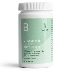 Bild på Zoeco Vitamin B Forte 100 tabletter