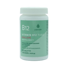 Bild på Zoeco Vitamin B12 Tugg Hallon 100 tabletter