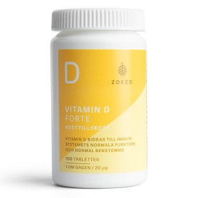 Bild på Zoeco Vitamin D3 Forte 20 µg 100 tabletter