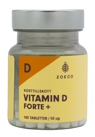 Bild på Zoeco Vitamin D Forte 50 µg 100 tabletter