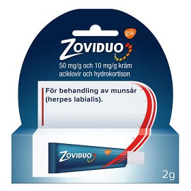 Bild på Zoviduo, kräm 50 mg/g + 10 mg/g 2 gr