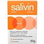 Salivin sugtabletter Peach 50 g