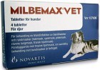 Milbemax vet. för hundar, tablett 4 st