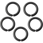 AddBaby Barnvagnsringar Svart 5 st
