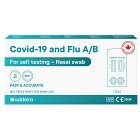 Addeira 2-i-1 Influensa A/B + Covid-19 antigentest
