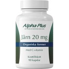 Alpha Plus Järn 20 mg 90 kapslar
