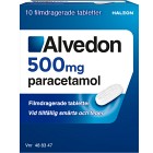 Alvedon 500mg filmdragerad tablett, 10 st