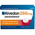 Alvedon, munsönderfallande tablett 250 mg 12 st (15-40 kg)
