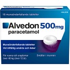 Alvedon, munsönderfallande tablett 500 mg 16 st
