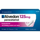 Alvedon, suppositorium 125 mg 10 st (10-15 kg)