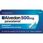 Alvedon, suppositorium 500 mg 10 st