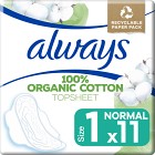 Always Cotton Protection Ultra Normal Bindor med vingar Stl 1