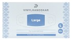 Apotea Vinylhandskar Transparent Stl L 100 st
